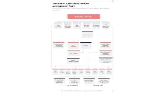 Aerospace_Services_Business_Proposal_Structure_Of_Aerospace_Services_Management_Team_One_Pager_Sample_Example_Document_Slide_1.jpg