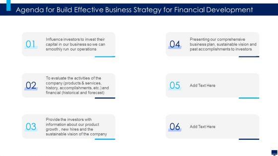 Agenda_For_Build_Effective_Business_Strategy_For_Financial_Development_Infographics_PDF_Slide_1.jpg