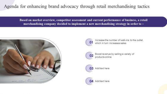 Agenda_For_Enhancing_Brand_Advocacy_Through_Retail_Merchandising_Tactics_Ideas_PDF_Slide_1.jpg