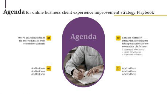 Agenda_For_Online_Business_Client_Experience_Improvement_Strategy_Playbook_Infographics_PDF_Slide_1.jpg