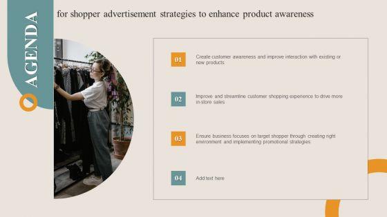 Agenda_For_Shopper_Advertisement_Strategies_To_Enhance_Product_Awareness_Brochure_PDF_Slide_1.jpg