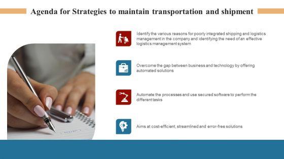 Agenda_For_Strategies_To_Maintain_Transportation_And_Shipment_Ppt_Model_Clipart_PDF_Slide_1.jpg