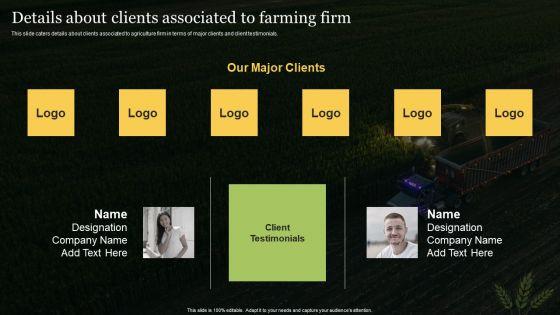 Agriculture_Business_Elevator_Pitch_Deck_Details_About_Clients_Associated_To_Farming_Firm_Themes_PDF_Slide_1.jpg