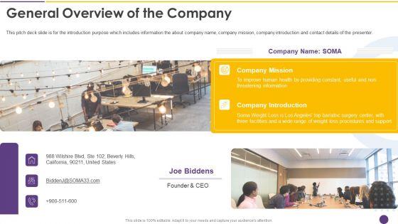 Alejandro_Cremades_Investor_Financing_Pitch_Deck_SOMA_General_Overview_Of_The_Company_Infographics_PDF_Slide_1.jpg