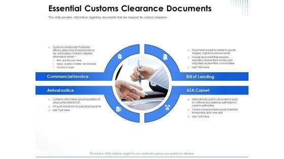 Amusement_Event_Coordinator_Essential_Customs_Clearance_Documents_Ppt_PowerPoint_Presentation_Inspiration_Graphics_Download_PDF_Slide_1.jpg