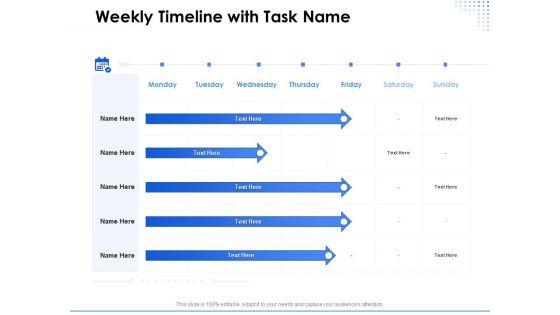 Amusement_Event_Coordinator_Weekly_Timeline_With_Task_Name_Ppt_PowerPoint_Presentation_Ideas_Background_Images_PDF_Slide_1.jpg
