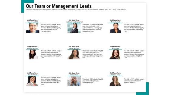 Android_Framework_For_Apps_Development_And_Deployment_Our_Team_Or_Management_Leads_Structure_PDF_Slide_1.jpg