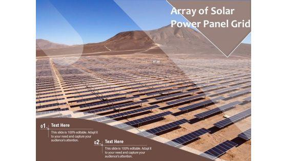 Array Of Solar Power Panel Grid Ppt PowerPoint Presentation File Good PDF Array Of Solar Power Panel Grid Ppt PowerPoint Presentation File Good PDF