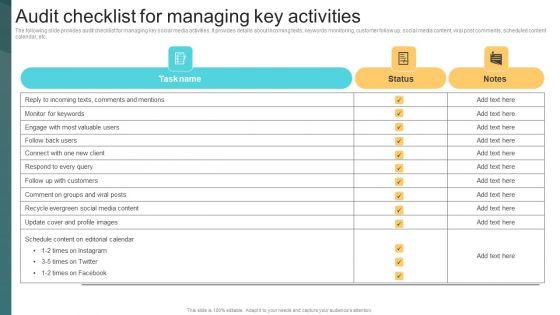 Audit_Checklist_For_Managing_Key_Activities_Deploying_Viral_Marketing_Strategies_Designs_PDF_Slide_1.jpg