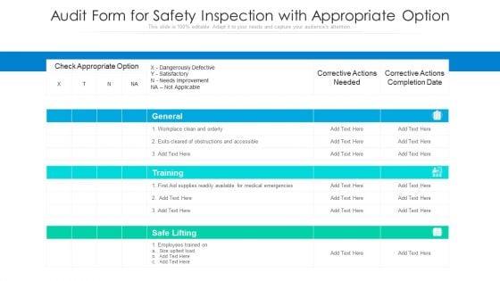 Audit_Form_For_Safety_Inspection_With_Appropriate_Option_Ppt_PowerPoint_Presentation_Gallery_Graphics_Example_PDF_Slide_1.jpg
