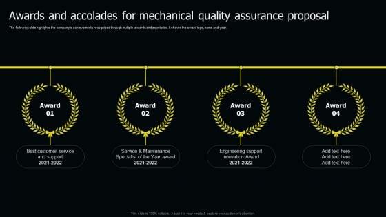 Awards_And_Accolades_For_Mechanical_Quality_Assurance_Proposal_Ppt_Portfolio_Gridlines_PDF_Slide_1.jpg
