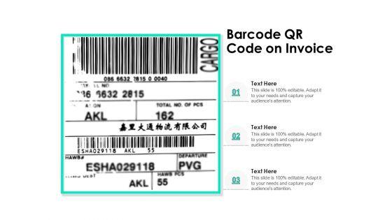 Barcode QR Code On Invoice Ppt PowerPoint Presentation Gallery Mockup PDF Barcode QR Code On Invoice Ppt PowerPoint Presentation Gallery Mockup PDF