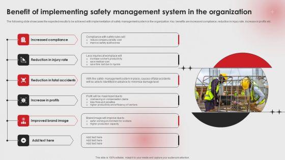 Benefit Of Implementing Safety Management System In The Organization Ppt PowerPoint Presentation File Show PDF Benefit Of Implementing Safety Management System In The Organization Ppt PowerPoint Presentation File Show PDF
