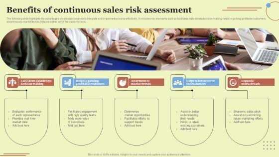 Benefits Of Continuous Sales Risk Assessment Brochure PDF Benefits Of Continuous Sales Risk Assessment Brochure PDF