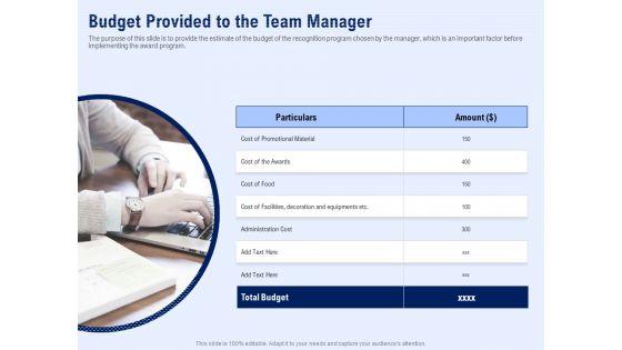 Best_Employee_Appreciation_Workplace_Budget_Provided_To_The_Team_Manager_Themes_PDF_Slide_1.jpg
