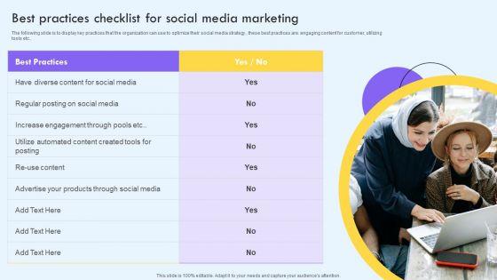 Best_Practices_Checklist_For_Social_Media_Marketing_Ppt_PowerPoint_Presentation_File_Backgrounds_PDF_Slide_1.jpg