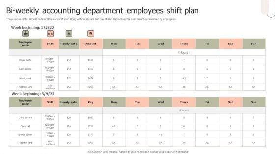 Bi_Weekly_Accounting_Department_Employees_Shift_Plan_Ppt_PowerPoint_Presentation_File_Deck_PDF_Slide_1.jpg