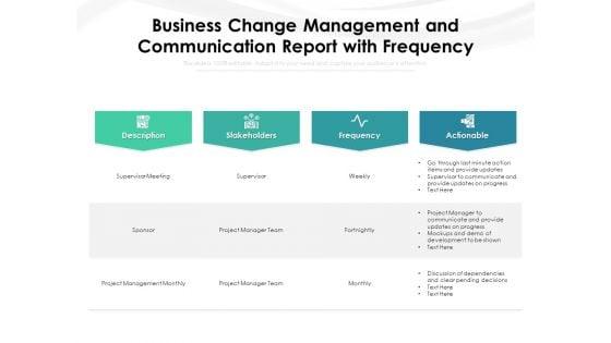 Business_Change_Management_And_Communication_Report_With_Frequency_Ppt_PowerPoint_Presentation_File_Pictures_PDF_Slide_1.jpg