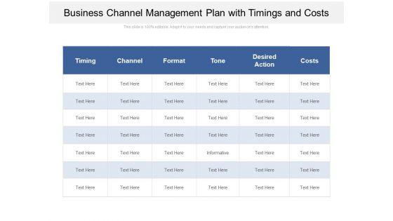 Business_Channel_Management_Plan_With_Timings_And_Costs_Ppt_PowerPoint_Presentation_File_Inspiration_PDF_Slide_1.jpg
