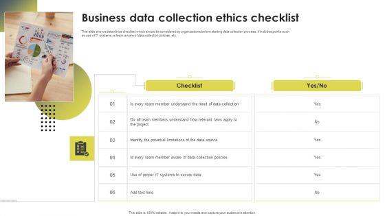 Business_Data_Collection_Ethics_Checklist_Ppt_Inspiration_Pictures_PDF_Slide_1.jpg
