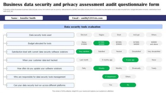 Business_Data_Security_And_Privacy_Assessment_Audit_Questionnaire_Form_Survey_SS_Slide_1.jpg