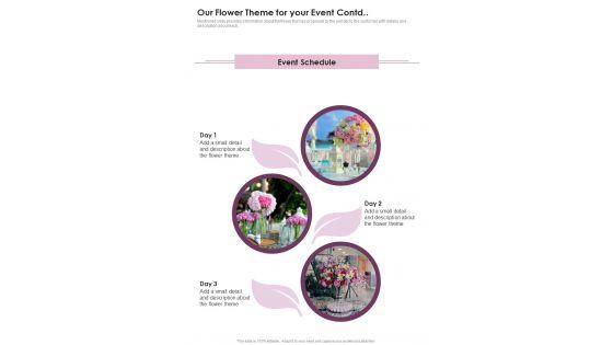 Business_For_Event_Florist_Enterprise_Our_Flower_Theme_For_Your_Event_One_Pager_Sample_Example_Document_Slide_2.jpg