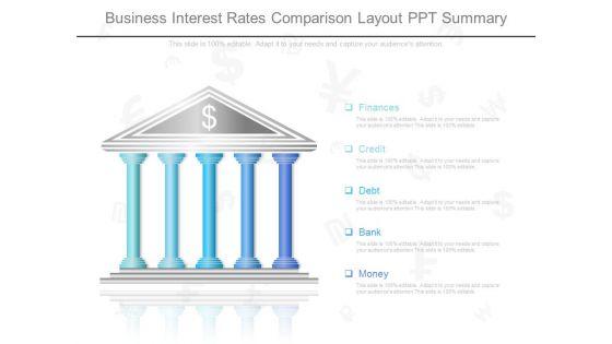 Business_Interest_Rates_Comparison_Layout_Ppt_Summary_1.jpg