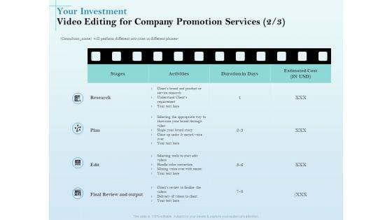 Business_Marketing_Video_Making_Your_Investment_Video_Editing_For_Company_Promotion_Services_Plan_Summary_PDF_Slide_1.jpg