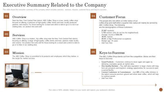Business_Model_Opening_Restaurant_Executive_Summary_Related_To_The_Company_Structure_PDF_Slide_1.jpg