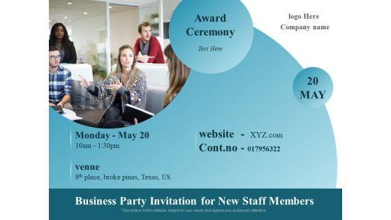 Business_Party_Invitation_For_New_Staff_Members_Ppt_PowerPoint_Presentation_Gallery_Grid_PDF_Slide_1.jpg
