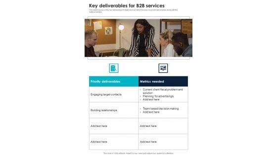 Business_To_Business_Enterprise_Key_Deliverables_For_B2b_Services_One_Pager_Sample_Example_Document_Slide_1.jpg