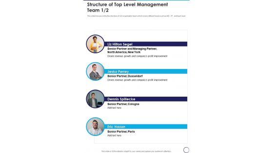Business_To_Business_Trade_Proposal_Structure_Of_Top_Level_Management_Team_One_Pager_Sample_Example_Document_Slide_1.jpg