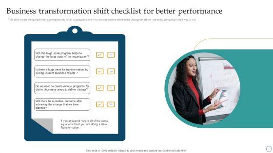 Business_Transformation_Shift_Checklist_For_Better_Performance_Ppt_PowerPoint_Presentation_Diagram_PDF_Slide_1.jpg