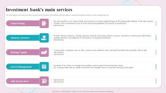Buy_Side_M_And_A_Service_Investment_Banks_Main_Services_Ppt_Icon_Gridlines_PDF_Slide_1.jpg