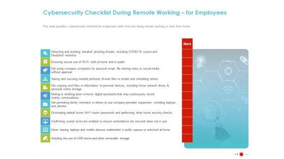 COVID_19_Mitigating_Impact_On_High_Tech_Industry_Cybersecurity_Checklist_During_Remote_Working_For_Employees_Demonstration_PDF_Slide_1.jpg
