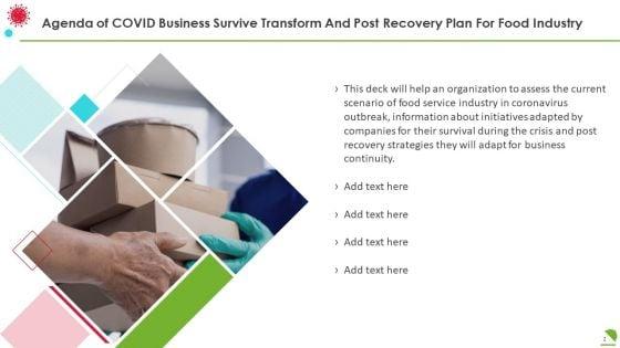 COVID_Business_Survive_Transform_And_Post_Recovery_Plan_For_Food_Industry_Ppt_PowerPoint_Presentation_Complete_With_Slides_Slide_2.jpg