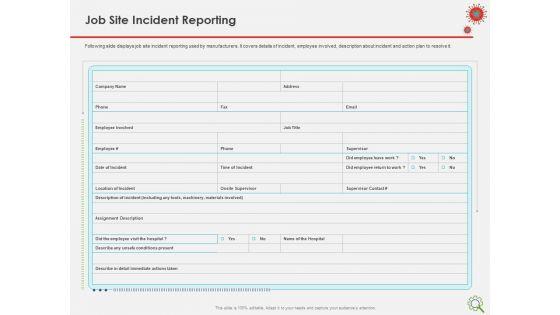 COVID_Implications_On_Manufacturing_Business_Job_Site_Incident_Reporting_Ppt_Infographics_Diagrams_PDF_Slide_1.jpg