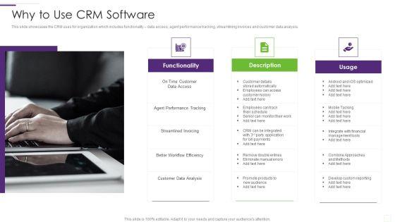CRM Implementation Strategy Why To Use CRM Software Inspiration PDF CRM Implementation Strategy Why To Use CRM Software Inspiration PDF