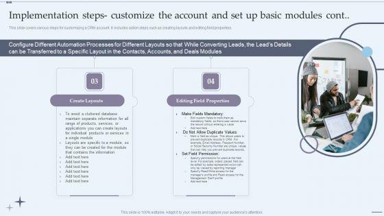 CRM_System_Implementation_Stages_Implementation_Steps_Customize_The_Account_And_Set_Up_Basic_Modules_Information_PDF_Slide_2.jpg