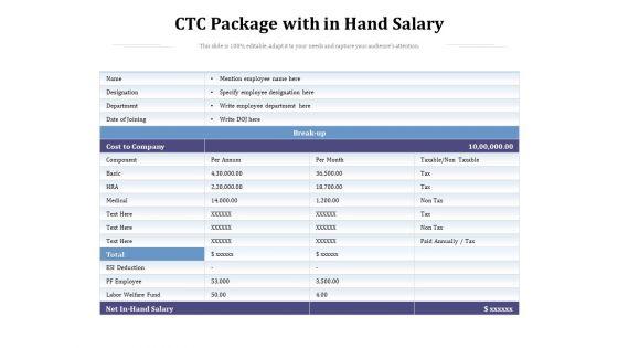 CTC_Package_With_In_Hand_Salary_Ppt_PowerPoint_Presentation_File_Graphic_Tips_PDF_Slide_1.jpg