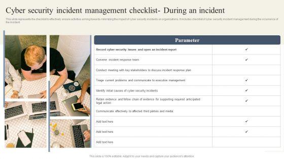 CYBER_Security_Breache_Response_Strategy_Cyber_Security_Incident_Management_Checklist_During_An_Incident_Sample_PDF_Slide_1.jpg