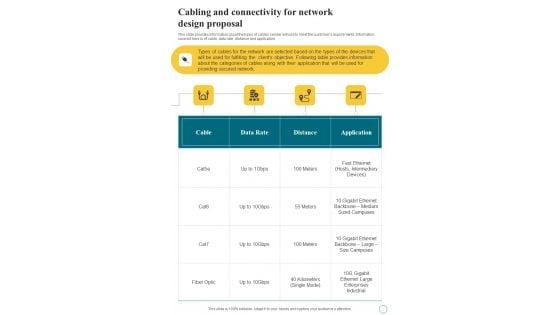 Cabling_And_Connectivity_For_Network_Design_Proposal_One_Pager_Sample_Example_Document_Slide_1.jpg