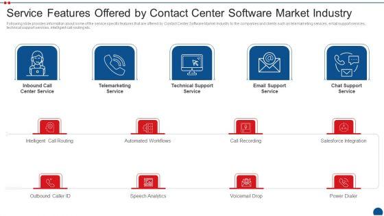Call_Center_Application_Market_Industry_Service_Features_Offered_By_Contact_Center_Software_Market_Industry_Summary_PDF_Slide_1.jpg