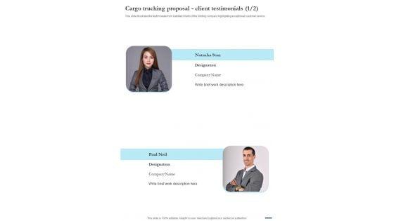 Cargo_Trucking_Proposal_Client_Testimonials_One_Pager_Sample_Example_Document_Slide_1.jpg