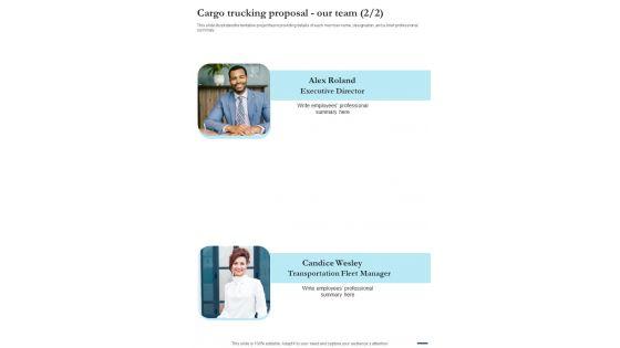 Cargo_Trucking_Proposal_Our_Team_One_Pager_Sample_Example_Document_Slide_2.jpg