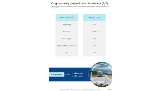 Cargo_Trucking_Proposal_Your_Investment_One_Pager_Sample_Example_Document_Slide_2.jpg
