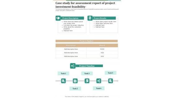 Case_Study_For_Assessment_Report_Of_Project_Investment_Feasibility_One_Pager_Sample_Example_Document_Slide_1.jpg