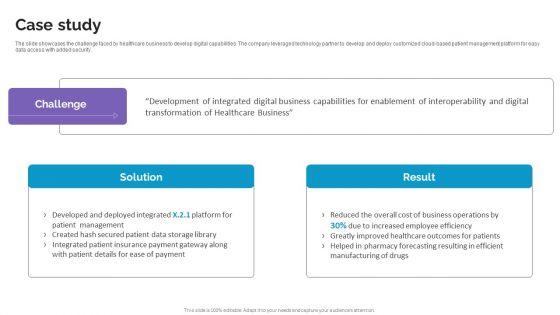 Case_Study_Life_Science_And_Healthcare_Solutions_Company_Profile_Ideas_PDF_Slide_1.jpg