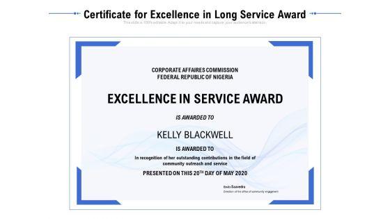 Certificate_For_Excellence_In_Long_Service_Award_Ppt_PowerPoint_Presentation_File_Background_Images_PDF_Slide_1.jpg