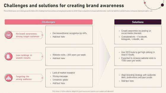 Challenges_And_Solutions_For_Creating_Creating_Branding_Techniques_To_Increase_Brand_Awareness_Elements_PDF_Slide_1.jpg